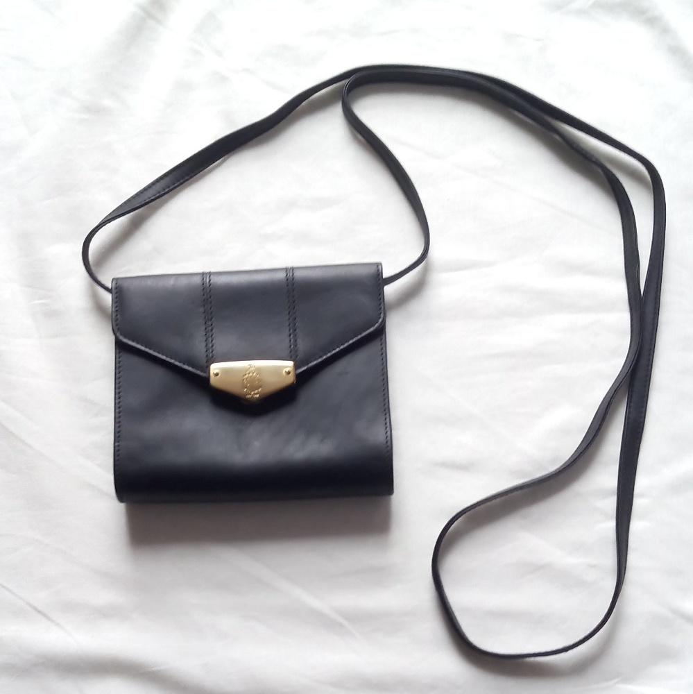 Vintage Mark Cross Crossbody Large Wallet/Bag NWOT - Picture 2 of 7